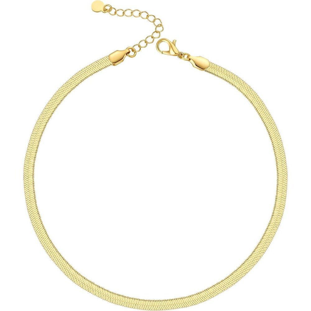 Chic Dainty Choker with Baroque Pearls - 14K Gold Plated & Hypoallergenic Design